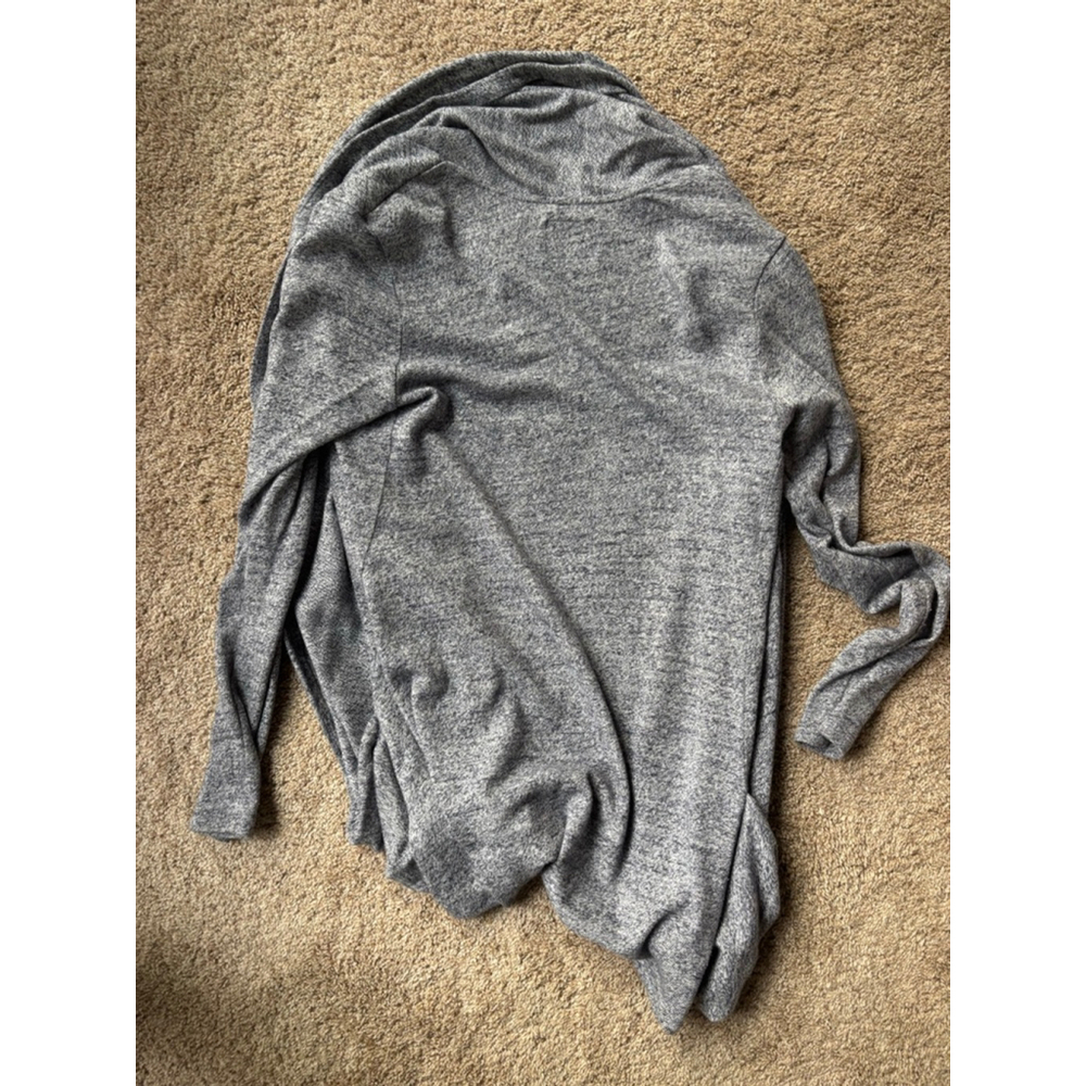 Women's UGG Heather blue Open Front Cardigan Sweater Size S - Picture 3 of 5